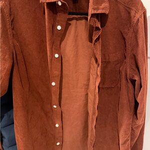RW&CO. Men's Rust Corduroy Shirt